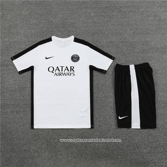 Fato de Treino
 Paris Saint-Germain 2023-2024 Manga Curta
 Branco
 - Calcas Curta
